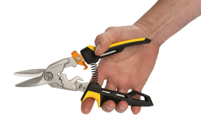 Ножницы FISKARS для металла прямые PowerGear