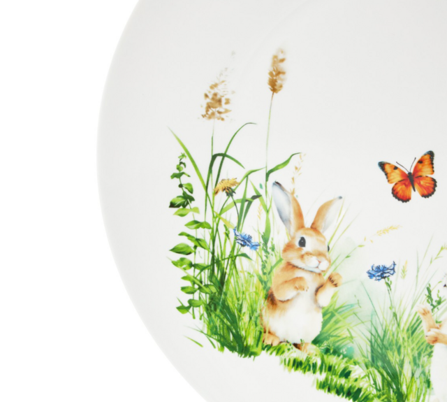 13720 FISSMAN Тарелка RABBIT 27см (фарфор)