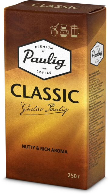 Кофе молотый Paulig Classic, 250 гр