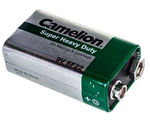 Батарейка Camelion 6F22 9V, 1 шт
