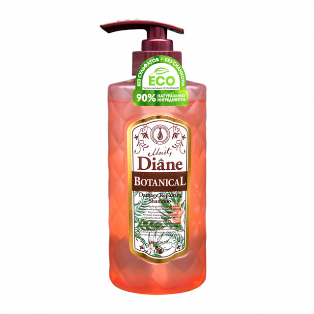 Шампунь Moist Diane Botanical Repair бессиликоновый бессульфатный Восстановление