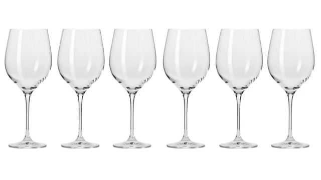Набор бокалов для красного вина Krosno Гармония Люми 450 мл, 6 шт, стекло