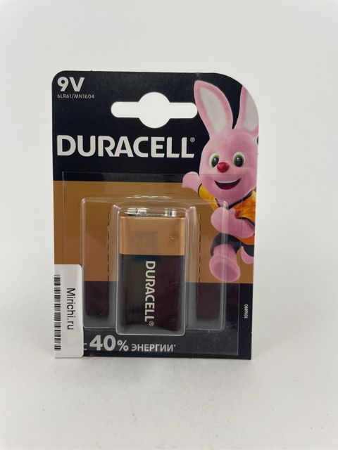 Батарейка Duracell 6LR61/MN1604 9V