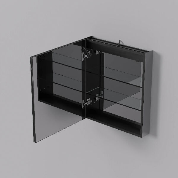 Зеркальный шкаф с подсветкой Winter Glamour 60, AWG06070MC