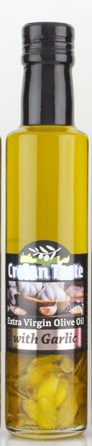Cretan Taste оливковое масло Extra Virgin с чесноком с о.Крит 250мл стекло