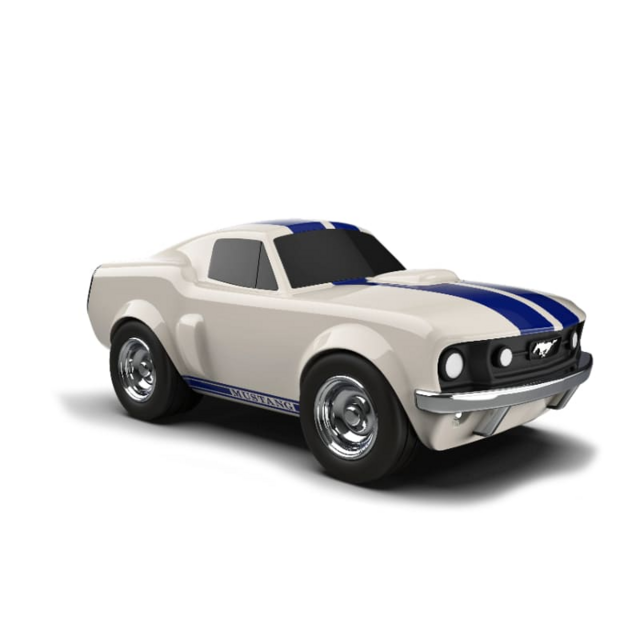 Игрушечная гоночная машинка Baghera Ford Mustang, молочная