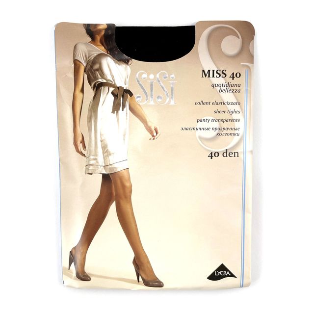 Колготки Sisi Miss 40 den, цвет nero, размер 5 (XL)