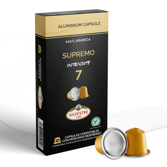 Капсулы Silvestre совместимые с кофемашинами Nespresso  SUPREMO , 10 шт