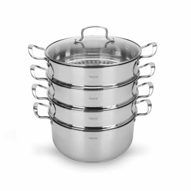 5300 FISSMAN Мантоварка  HAYAAT 28x13см / 7,5л (нерж.сталь)