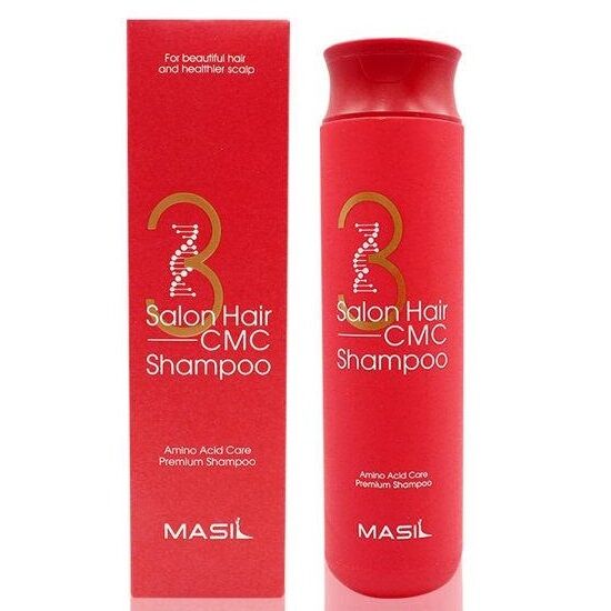 060026 "MASIL" 3 Salon Hair CMC Shampoo Восстанавливающий профессиональный шампунь с керамидами 300мл 1/40