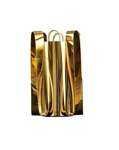 Подставка интерьерная-ваза 25 см, золото Металл арт. 299-092