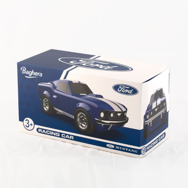 Игрушечная гоночная машинка Baghera Ford Mustang, синяя