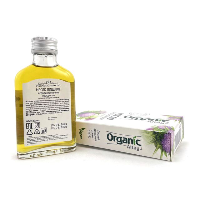 Масло Organic Altay расторопши, 100мл