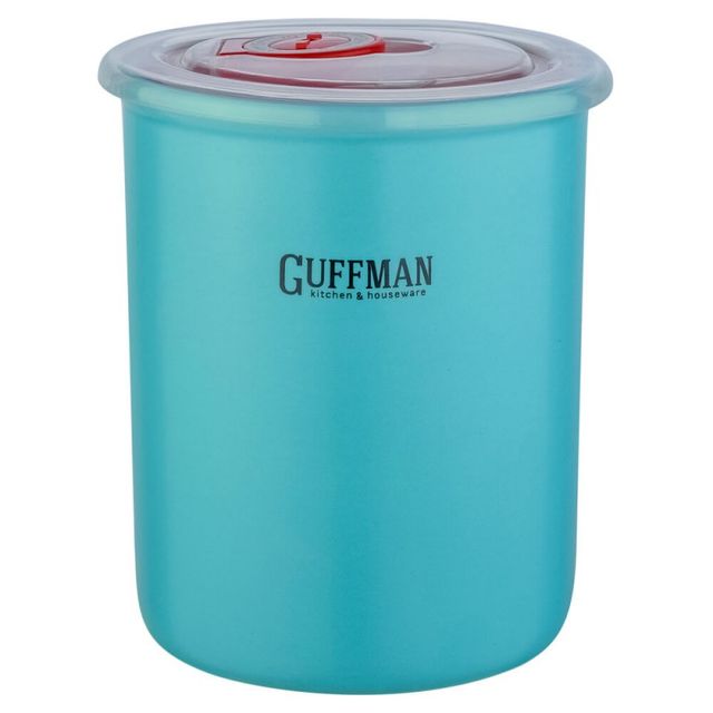 Керамическая банка Guffman с вакуумной крышкой голубая, маленькая, 0,7 л