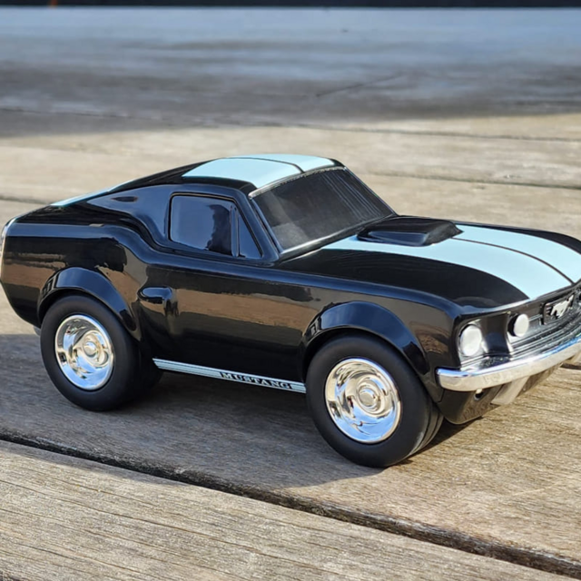 Игрушечная гоночная машинка Baghera Ford Mustang, черная