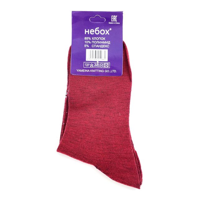 Женские носки Kaerdan-Nebox, размер 36-41, красные, (длинные)