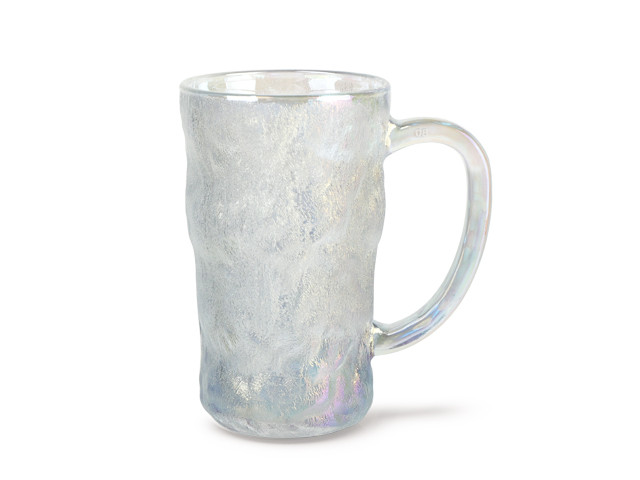 16524 FISSMAN Кружка 330мл, цвет Перламутровый (цветное стекло)