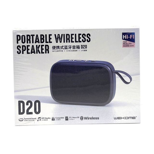 Bluetooth колонка WK D20 Bluetooth Speaker (черная)