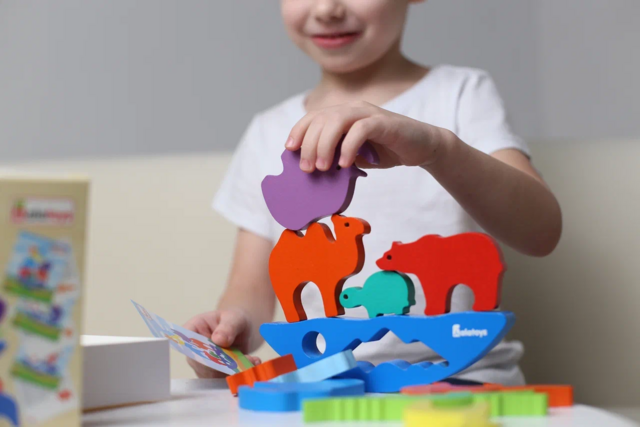 Балансир Животные, развивающая игрушка для детей, арт. БЛ10