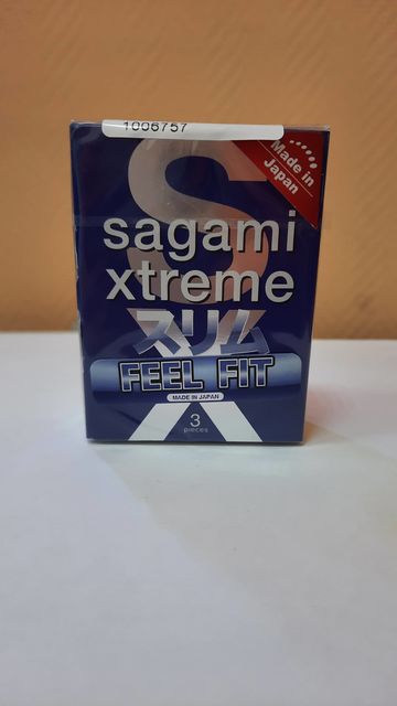 Презервативы Sagami  Xtreme FEEl FIT, ассиметричные латексные, 3шт.