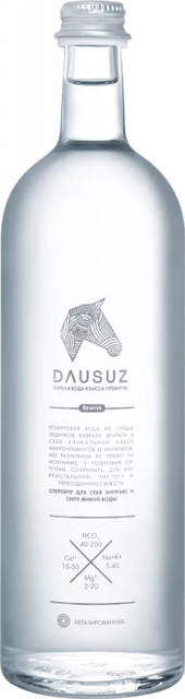 Вода Dausuz Still Water 0.85 л, негаз, (9 бутылок в упаковке)