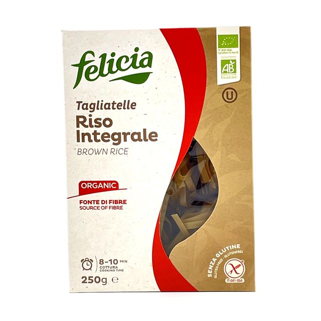 Паста Felicia тальятелле из коричневого риса, 250г