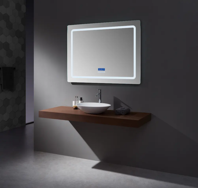 Зеркало прямоугольное с подсветкой Crystal Clear 120, ACC12090M