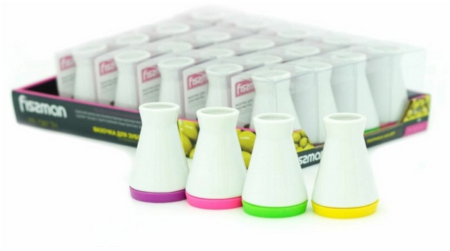 7387 FISSMAN Емкость для зубочисток 7,5см (керамика)