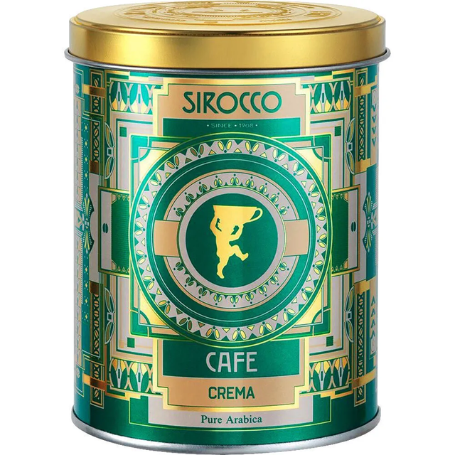 Кофе молотый Sirocco CREMA, жестяная банка, 250 г