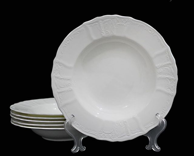 Набор из 6 глубоких тарелок Lenardi Maria, 23 см, фарфор, в подарочной упаковке, арт. 226-006