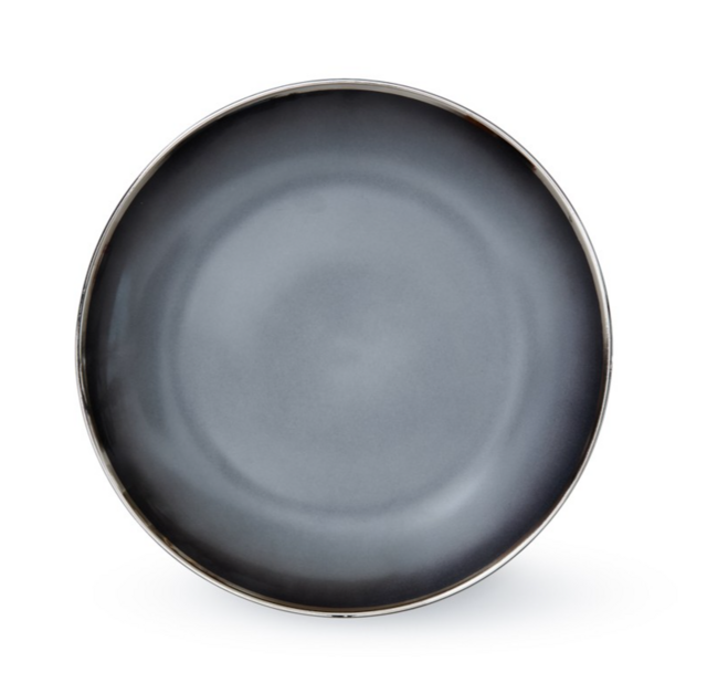 13713 FISSMAN Тарелка ELEGANTE GRAY 23см (фарфор)