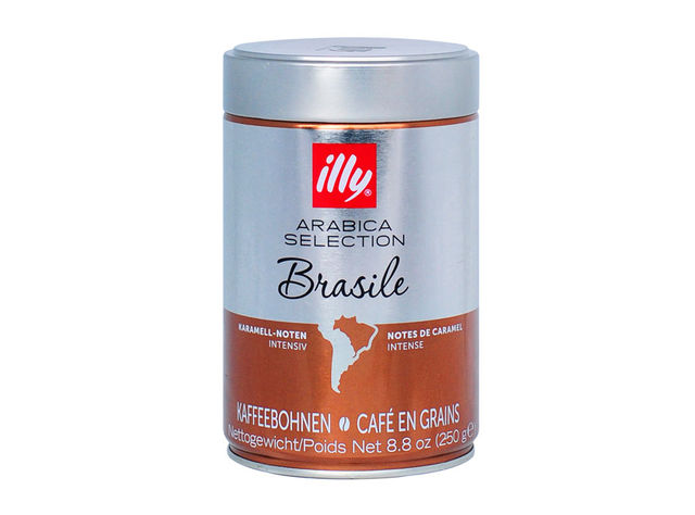 Кофе в зёрнах ILLY Monoarabica Brasile/Бразилия, жестяная банка, 250 гр