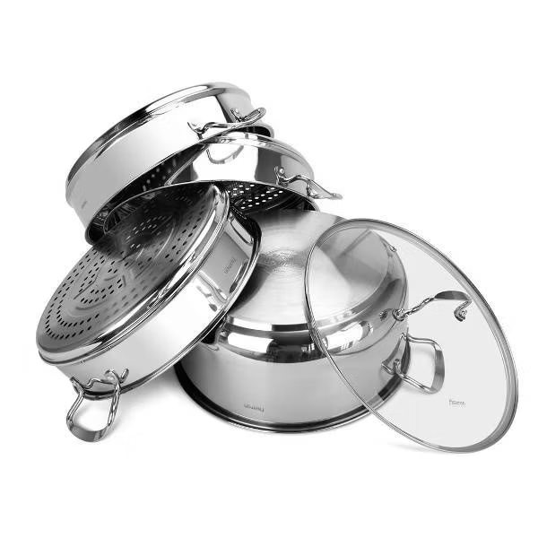 5325 FISSMAN Мантоварка  HAYAAT 32x15см / 10,5л (нерж.сталь)