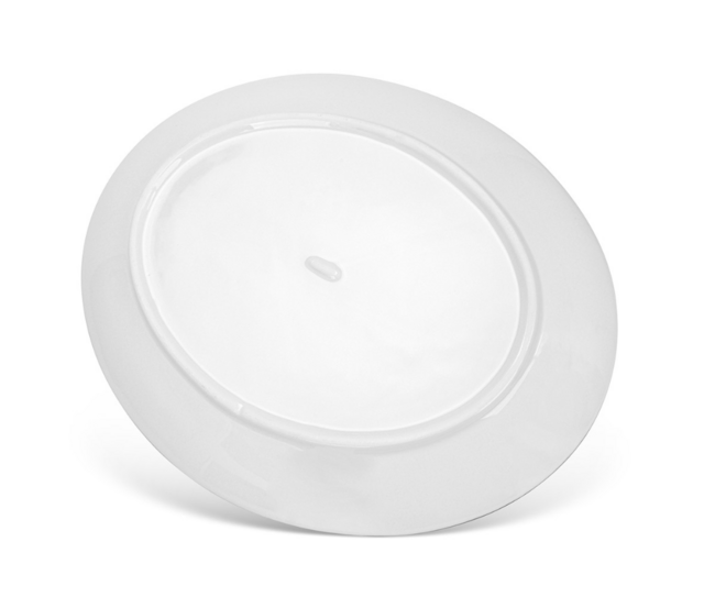 0375 FISSMAN Тарелка овальная 31х25,3см (доломит)