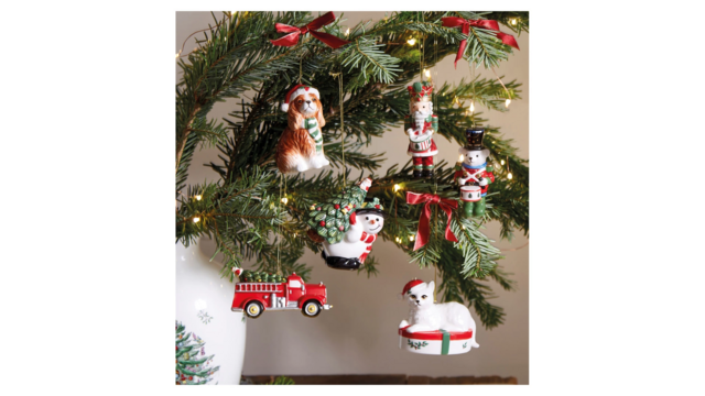 Украшение новогоднее Spode Щенок 9 см, керамика