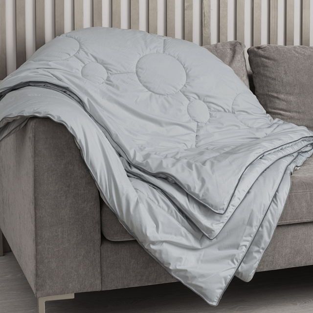 Одеяло стеганое летнее Kariguz «Graphen/Графен», легкое, 200х220 см
