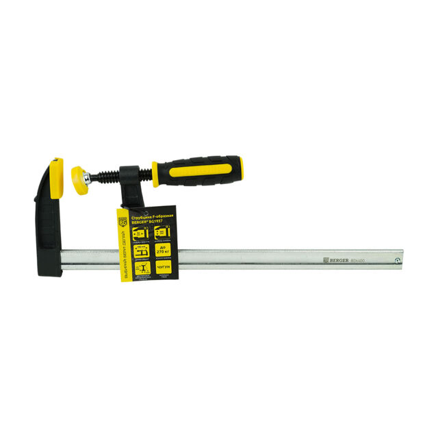 Струбцина F-образная 80*400мм BERGER BG1937