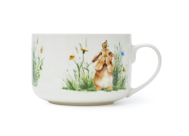 13723 FISSMAN Кружка RABBIT 700мл (фарфор)