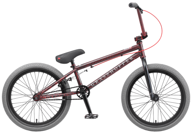 Велосипед BMX Grasshoper 20" красно-серый 2022