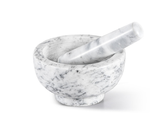 6008 FISSMAN Ступка 11,5x6см с пестиком (мрамор)