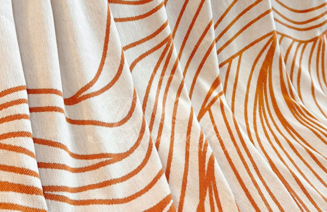 Покрывало Tangle терракотовый, размер 180х220