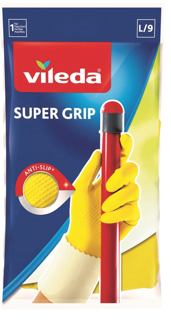 ВИЛЕДА Перчатки Super Grip (Супер Грип) с хлопком, размер L