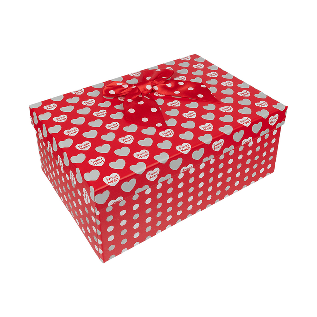 Подарочная коробка  GBOX-R54/2-2,  21х14х8см.