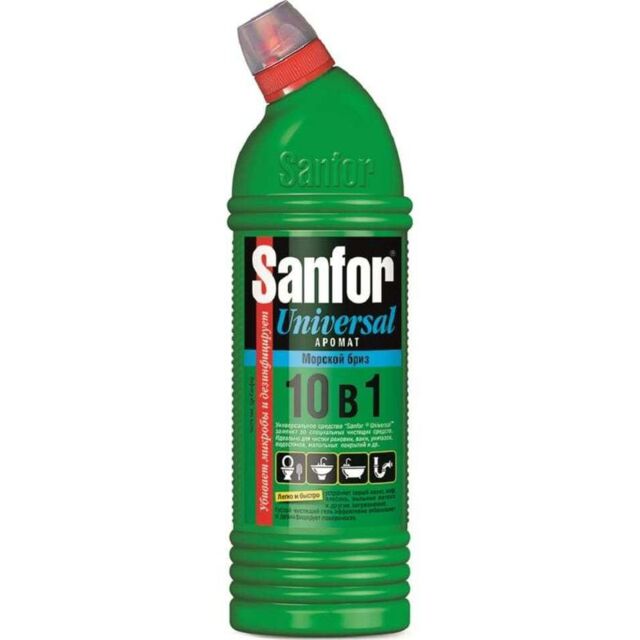 Универсальное чистящее средство Sanfor Санфор, 10в1, Морской Бриз, 750мл