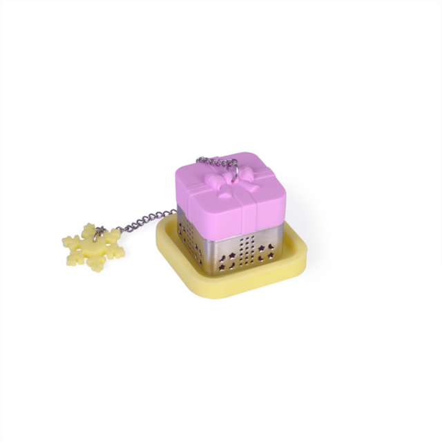 8920 FISSMAN Ситечко для заваривания чая Подарок (нерж.сталь+силикон)