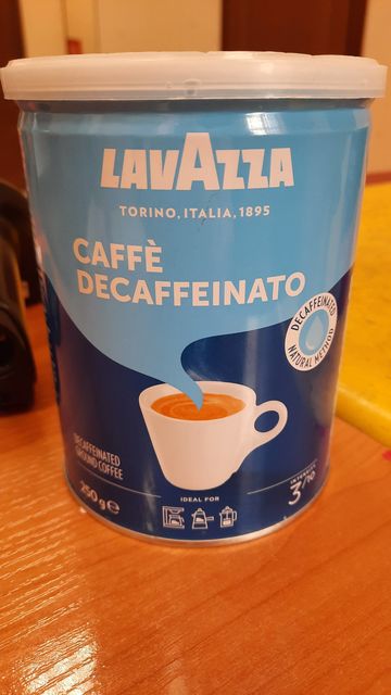 Кофе молотый Lavazza Caffe Decaffeinato жестяная банка, 250 г