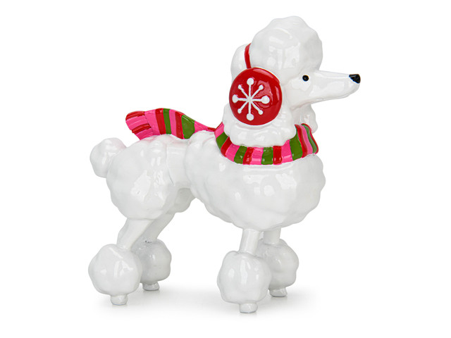 0240 FISSMAN Статуэтка "Пудель" 18,5х6,5х16см ( полирезин)