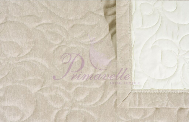 Покрывало Lounge Лепестки бежевый, размер 220x240