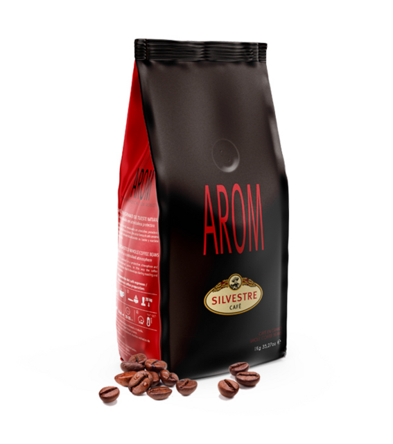 Кофе в зернах Silvestre AROM 70% Арабика 30% Робуста, 1 кг