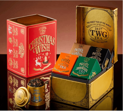 Набор чая TWG Christmas Wish Tea Set / Рождественское желание (25гр, 20гр, 20гр, 25гр)